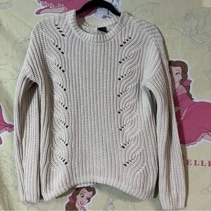 GAP Women's Textured Cream Sweater